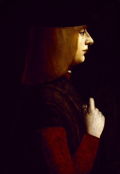 Retrato de un joven, c.1500 de Giovanni Ambrogio de Predis